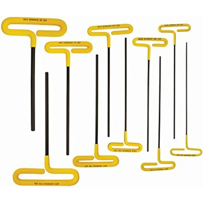 Bondhus SAE 10 Pieces 3/32-3/8 in Loop T-Handle