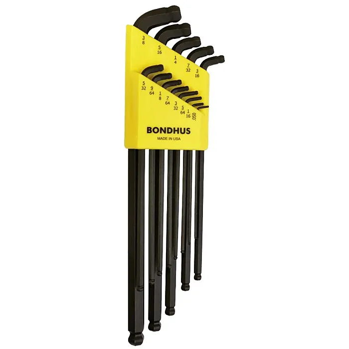 Bondhus Metric 0.05-33/8 in Extra Length Stubby Double Ball End Set