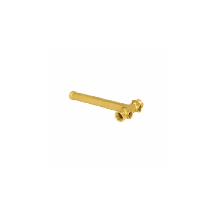 Merrill 1-1/4 x 1-1/4 x 1 in MNPT x MNPT x FNPT Brass Tank Tee