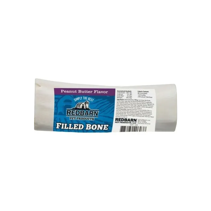 REDBARN Redbarn Large Peanut Butter Flavor Filled Bone Dog Treat