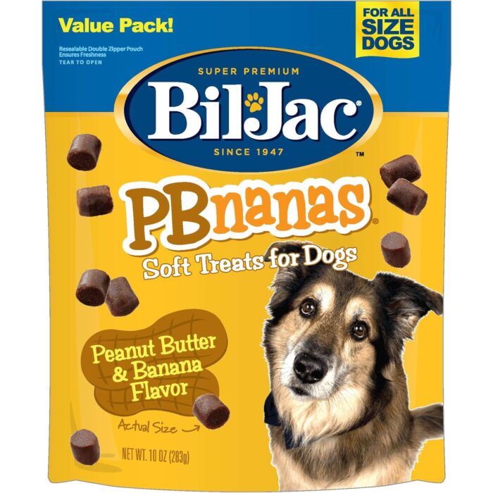 Bil-Jac PBnanas Soft Dog Treats 10oz