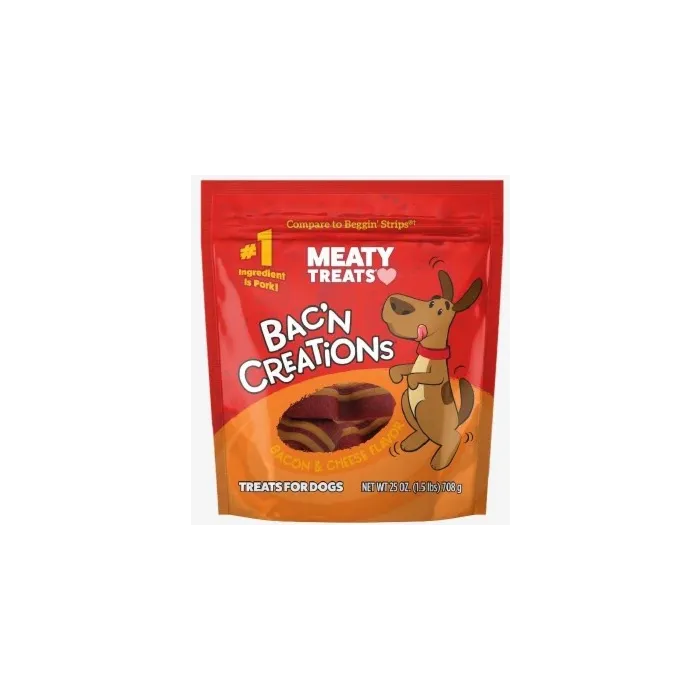 Meaty Treats Bacon & Cheese 25oz