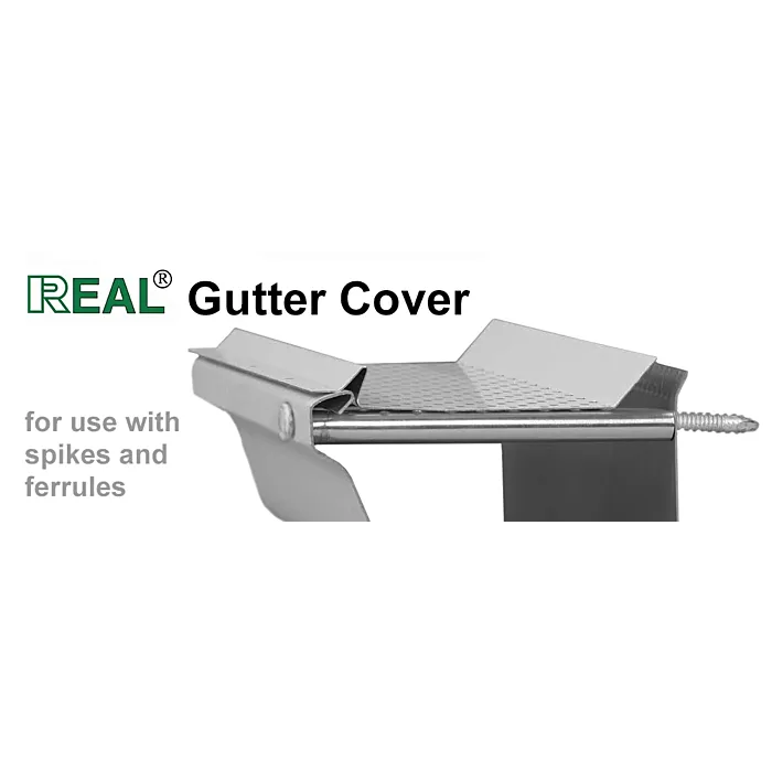 REAL® Raytec REAL® BG 54.4 48-1/2 in Aluminum Mill Gutter Cover