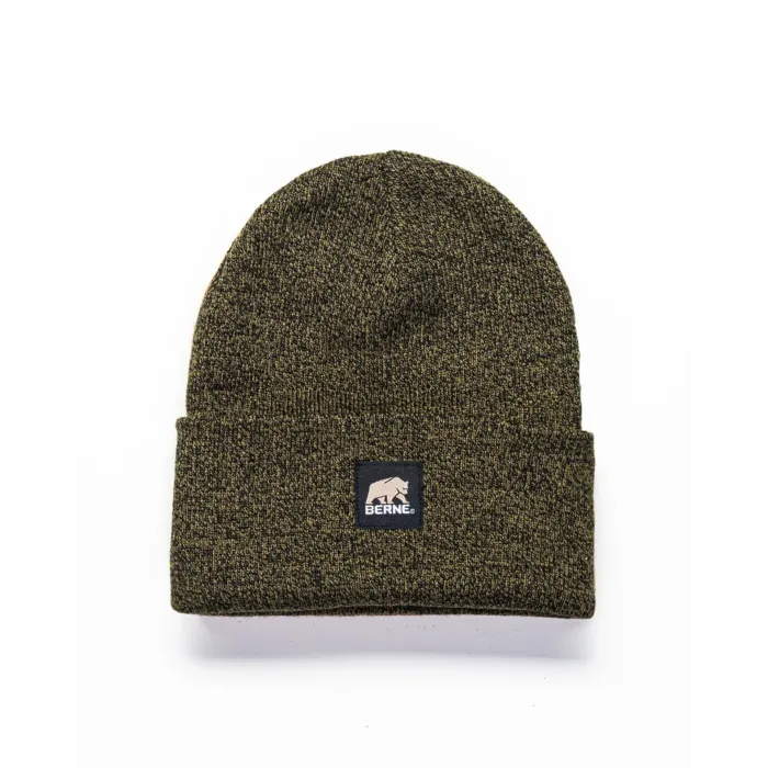 BERNE Heritage Knit Cuff Beanie (Cedar Green)