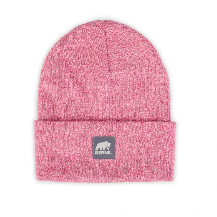 BERNE Heritage Knit Cuff Beanie (Magenta)