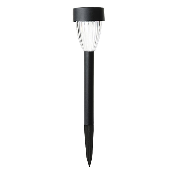 Boston Harbor Solar Stake Light w/ AA Battery (Black)