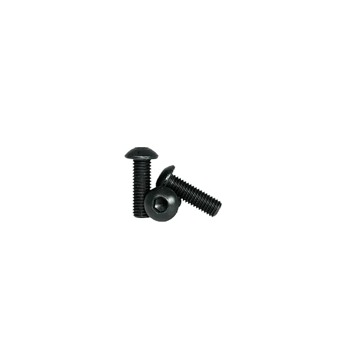 6 mm - 1.00 x 20 mm Button Head Cap Screw, Coarse Thread, Black Oxide