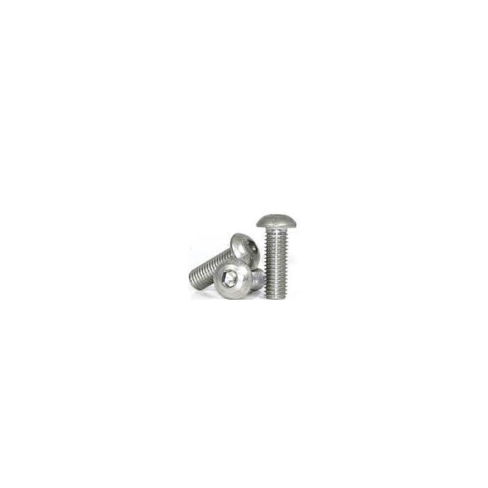 Brighton-Best Imperial #8-32 1 in Button Socket Cap Screw