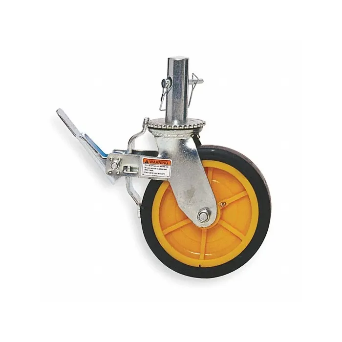 Plastic 8 in. Wheel w/ 4 in. Stem