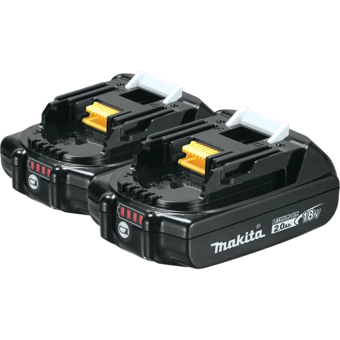 Makita 18V LXT® Lithium-Ion Compact 2.0Ah Battery, 2/pk