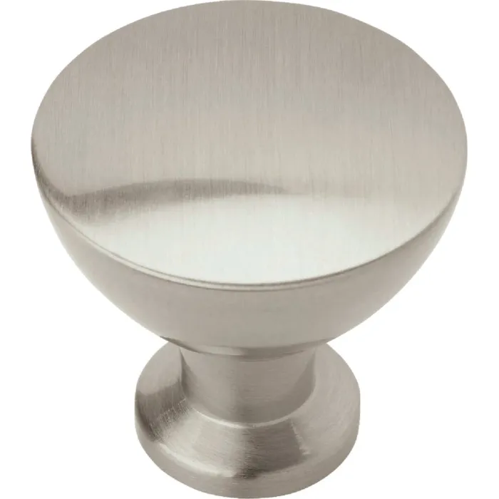 Amerock Everyday Basics Grail Cabinet Knob (Satin Nickel) 1-1/4 in.
