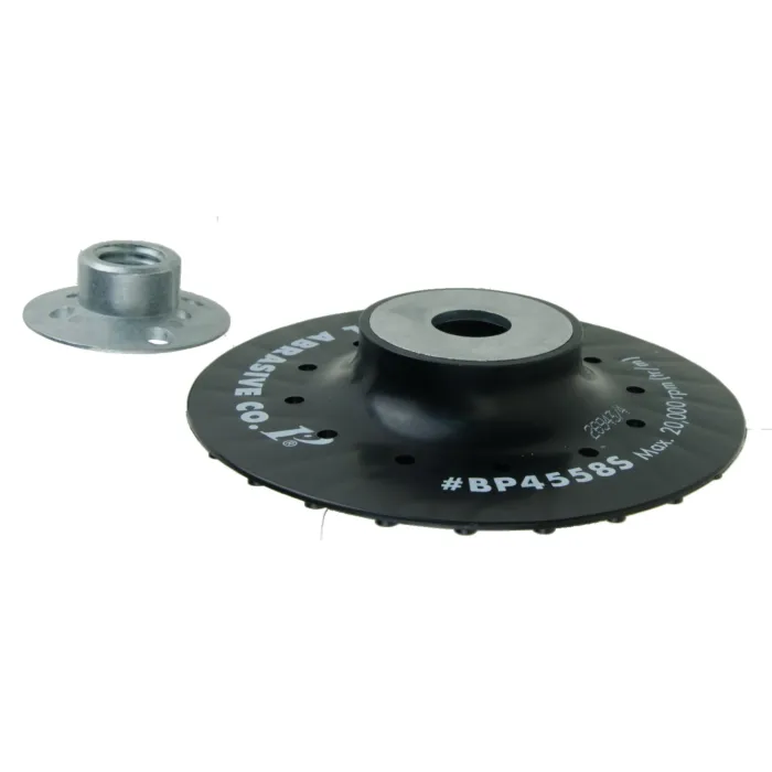 Pearl Abrasives Backup Pad for Fiber Disc Spiral Faced 4-1/2 x 5/8-11 BP4558S