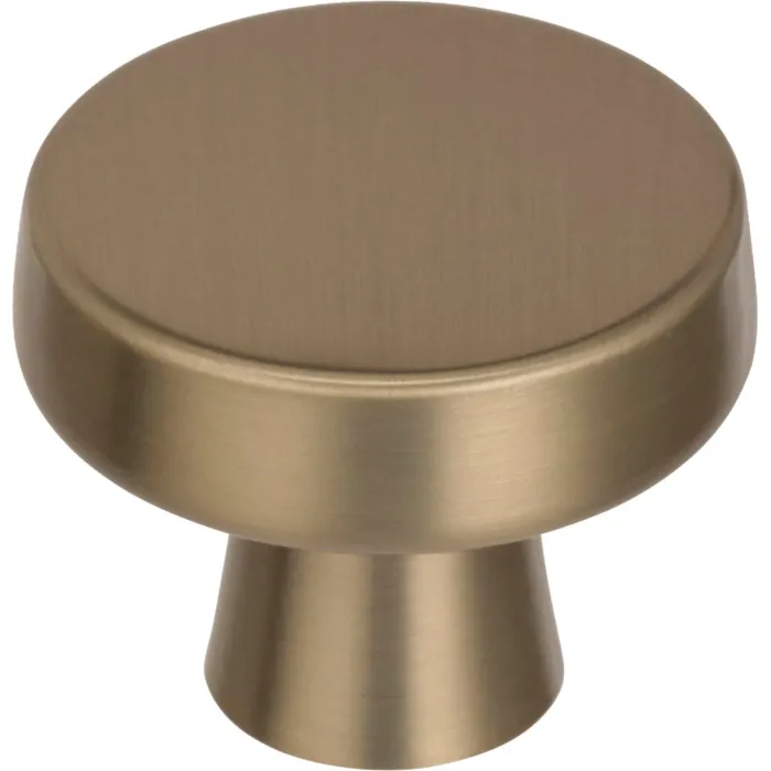 Amerock Blackrock 1.3125 In. Round Golden Champagne Cabinet Knob