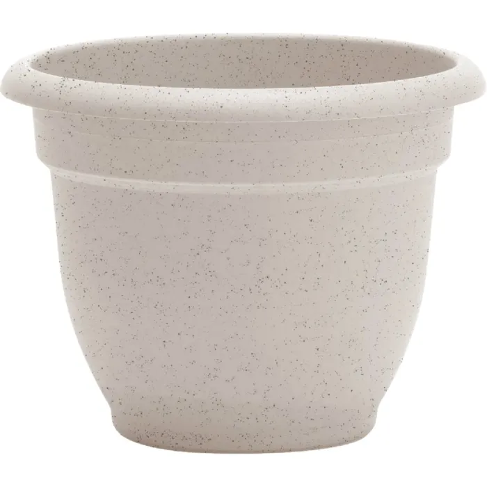 Bloem Ariana Self-Watering Plastic Planter (Vanilla White) 8 in.