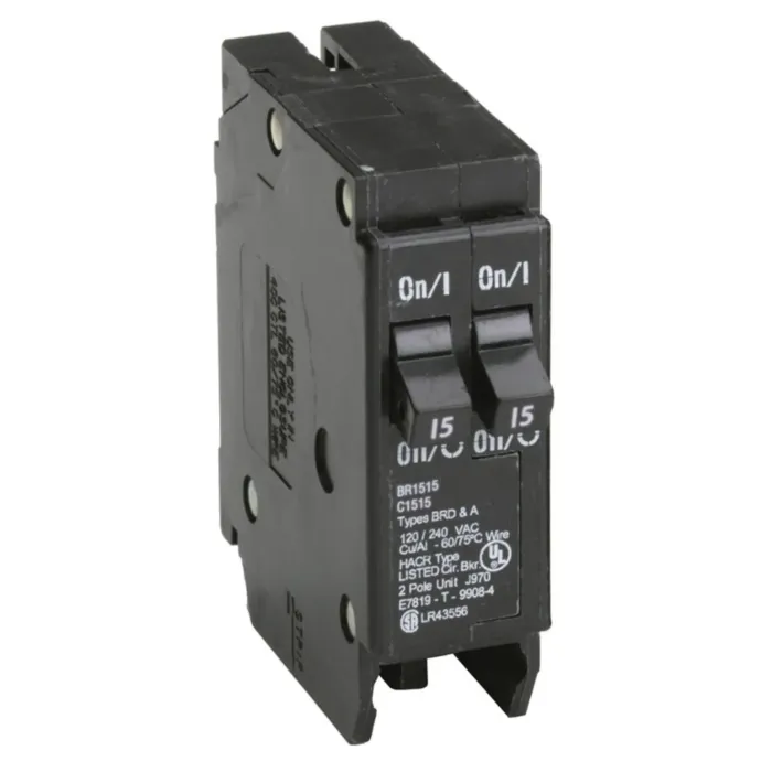Cutler-Hammer Type BR 1-Inch Plug-On Circuit Breaker