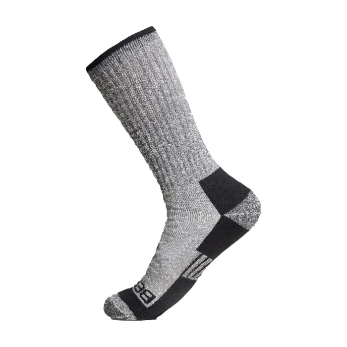 BERNE Wool-Blend Comfort Boot Socks (Gray - 3pk)