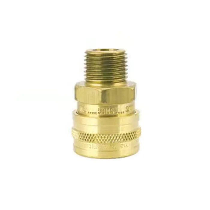 Foster 1/2" Quick Connect x 1/2" Male NPT Brass Plug