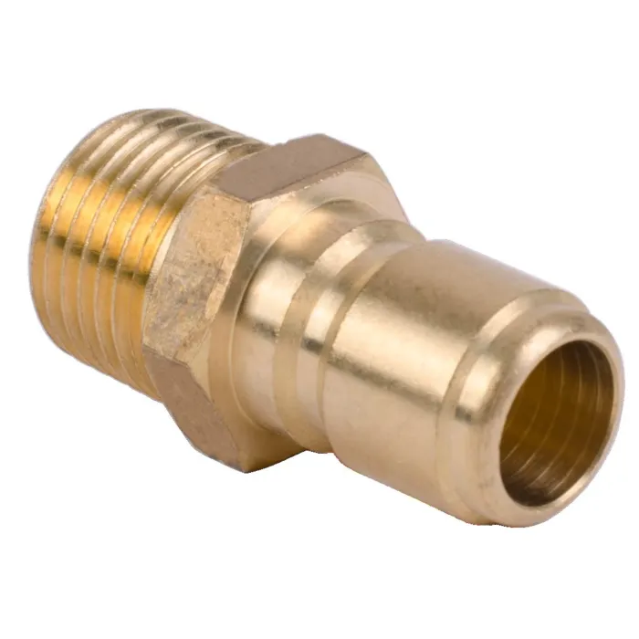 Foster 1/2" Quick Connect x 1/2" Male NPT Brass Plug
