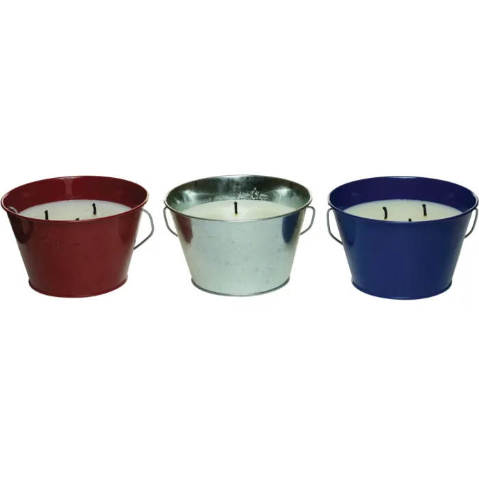 TIKI Tiki 28 Oz. 3-Wick Citronella Bucket