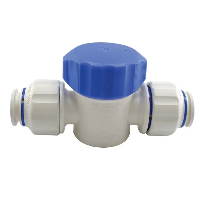 Jones Stephens 1/2" Twist to Lock Plastic Hand Valve Union Connector