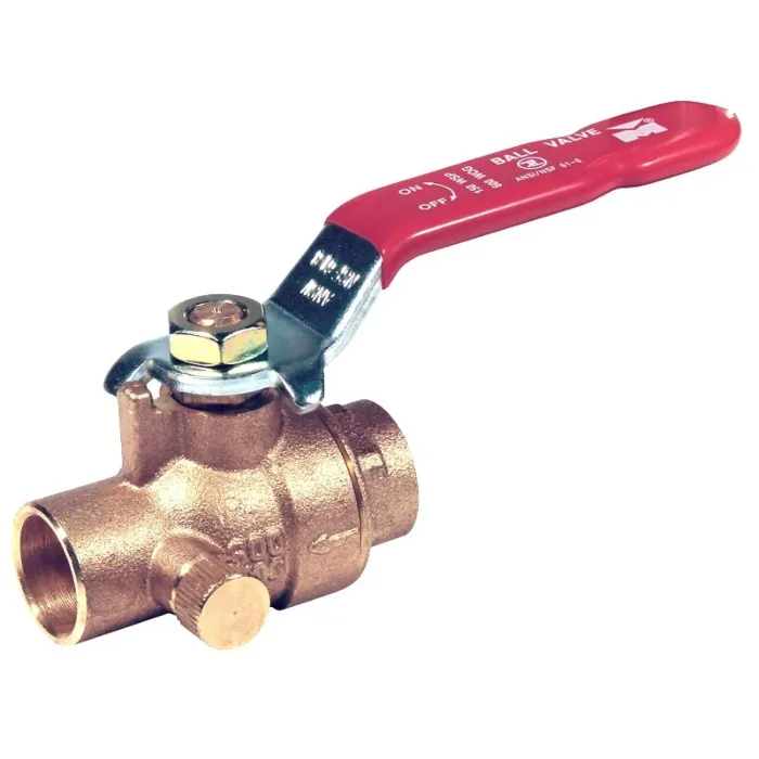 Boshart Industries NL 1"CxC BALL VALVE W/ DRAIN