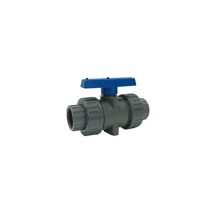 Boshart Industries 3/4 in FPT/SLIP UNION PVC BALL V PTFE SEAT - EPDM O-RING SEAL