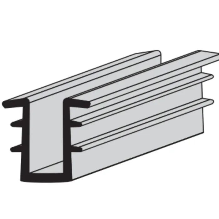 Circle Glass Co Glazing Rubber U Channel for
Double Strength Glass (Gray) 200 ft