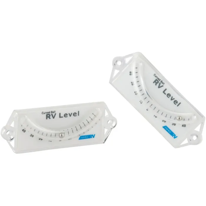 Camco Manufacturing RV Curved Ball RV Level, (2-Pack)