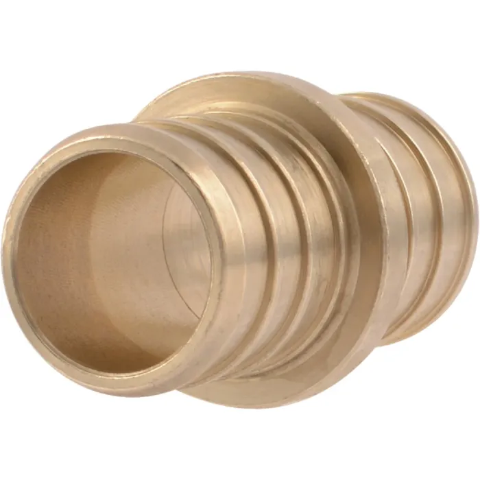 SHARKBITE SharkBite Lead-Free Insert 3/4 In. Barb x 3/4 In. Barb Brass PEX Coupling
