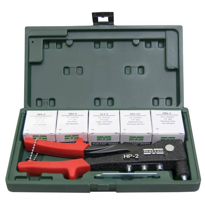 Marson Carbon Steel Handle Aluminum Alloy Rivet Tool Kit