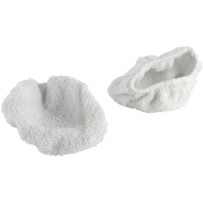 Auto Spa Washable Cotton Polishing Bonnet (2pk) 5 in. to 6 in.