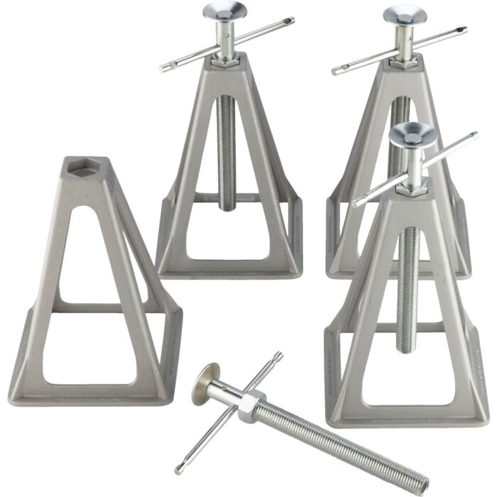 Camco Manufacturing Olympian 6000 Lb. Topwind Stabilizing Trailer Jack (4-Pack)