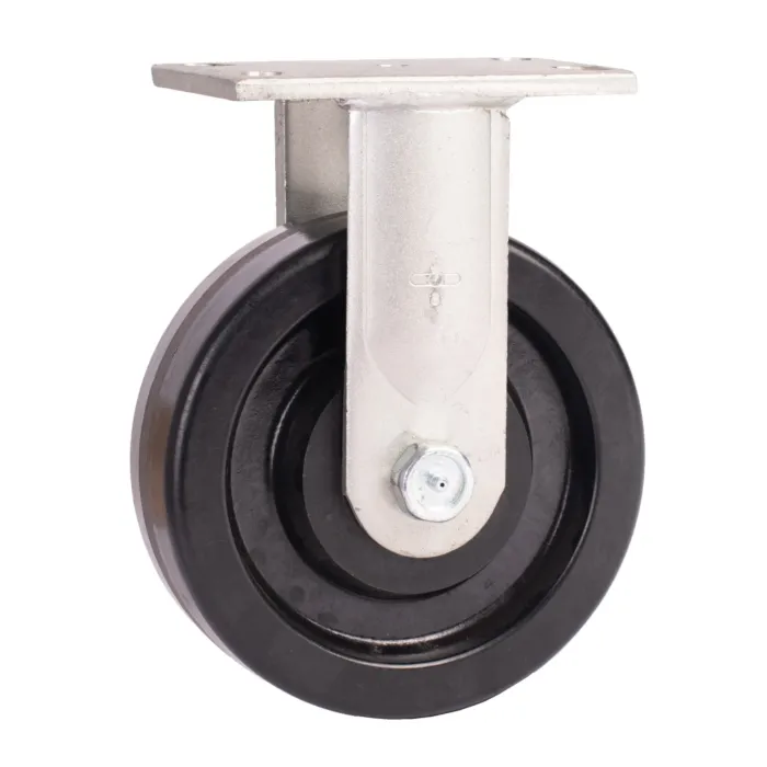 World Casters & Equipment Manufacturing 2200 lb 8 in Phenolic Rigid Caster