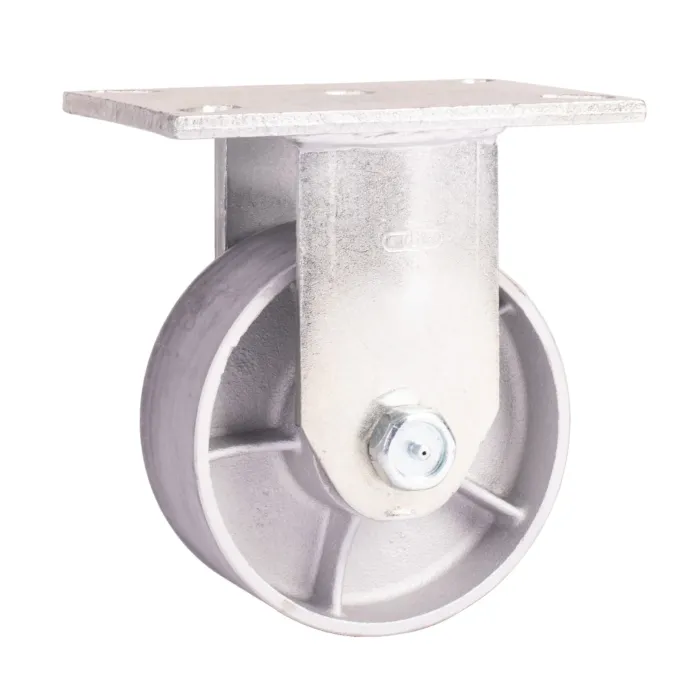 World Casters & Equipment Manufacturing 2500 lb 6 in Steel Rigid Caster