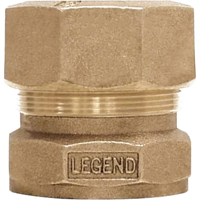 Legend Valve 3/4 in. Water Service CTS Ring Compression x FNPT Adapter (Bronze)