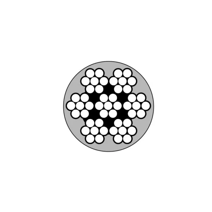 1/8 - 3/16 in. 1700 lb 7x7 Aircraft Cable - 500 ft