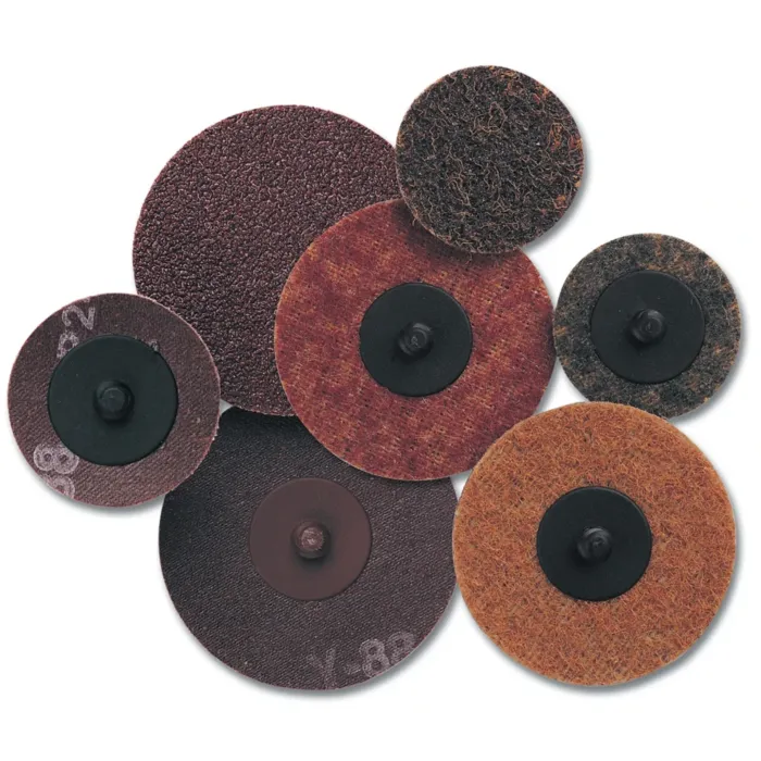 Pearl Abrasives 3" Mini Conditioning Discs Laminated Cloth - 3 AO Quickmount™ Mini Conditioning Discs, Laminated Cloth, A60/Orange