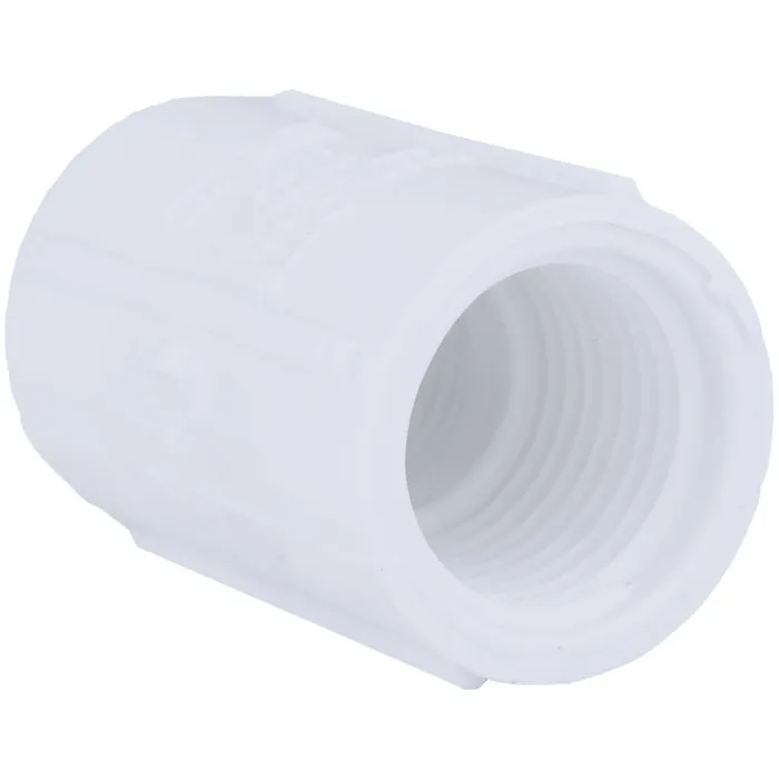 Charlotte Pipe 1/2 In. FIP Sch. 40 Threaded PVC Coupling