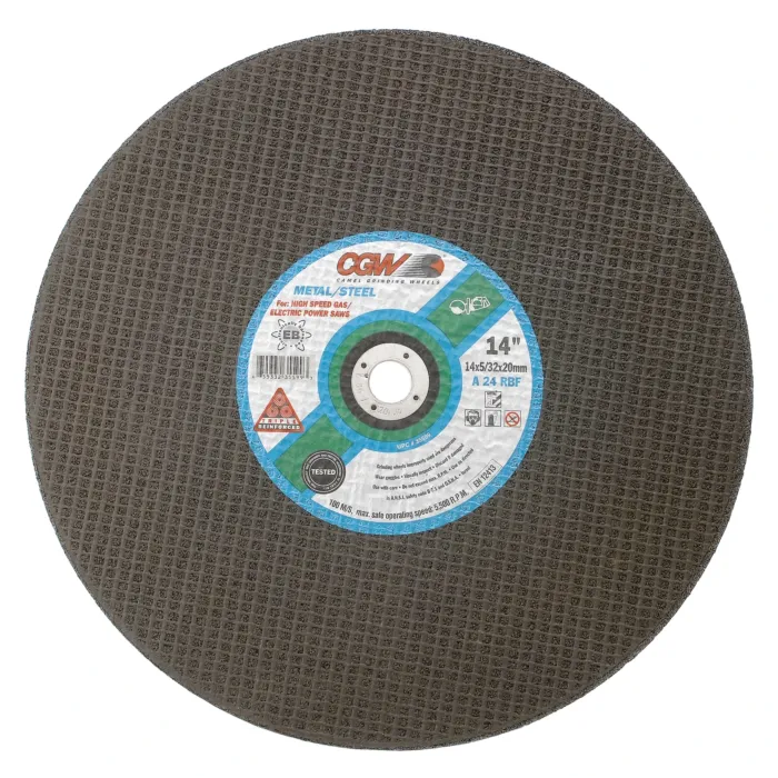 CGW A24-R-BF Type 1 12 in 5/32 in General Purpose Cut-Off Wheel
