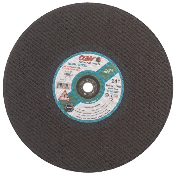 CGW A24-R-BF TR Type 1 14 in 5/32 in General Purpose Cut-Off Wheel