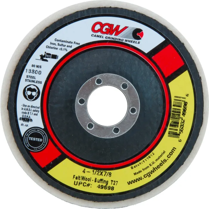 CGW 4-1/2 in 7/8 in Type 27 Flap Disc