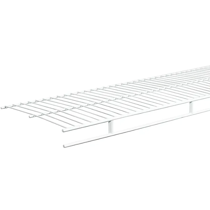 Closetmaid Ventilated Wire Shelf & Rod (White) 12 in. x 6 ft