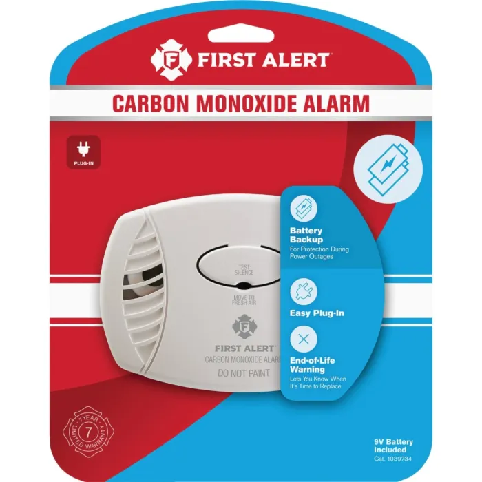 First Alert Carbon Monoxide Alarm w/ Battery Backup