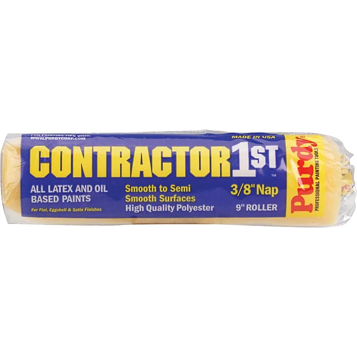 Purdy Contractor 1st 9 in. x 3/8 in. Nap Fabric Roller Cover