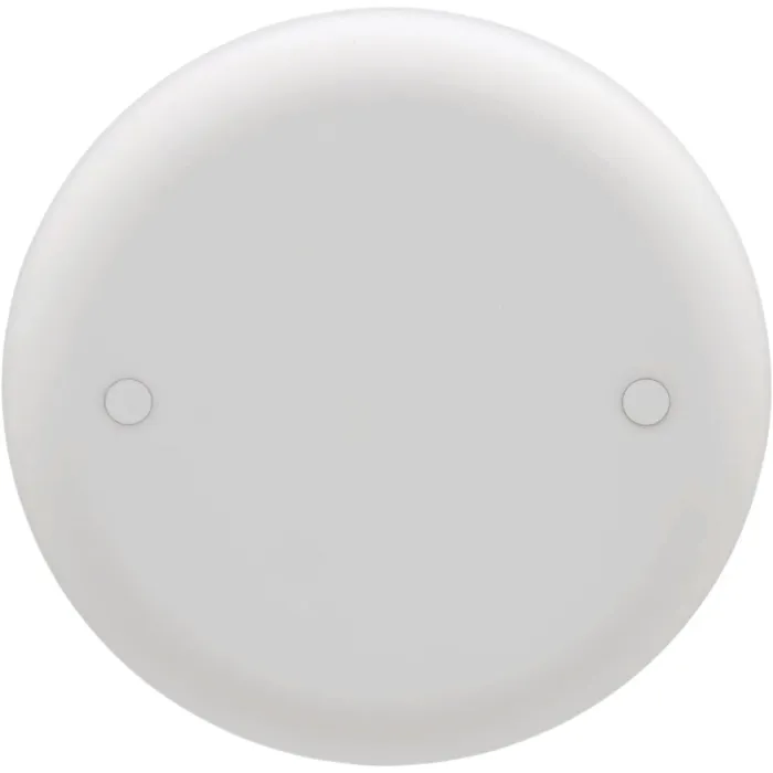 Carlon  Round Ceiling Blank Box Cover (White) 4 in.
