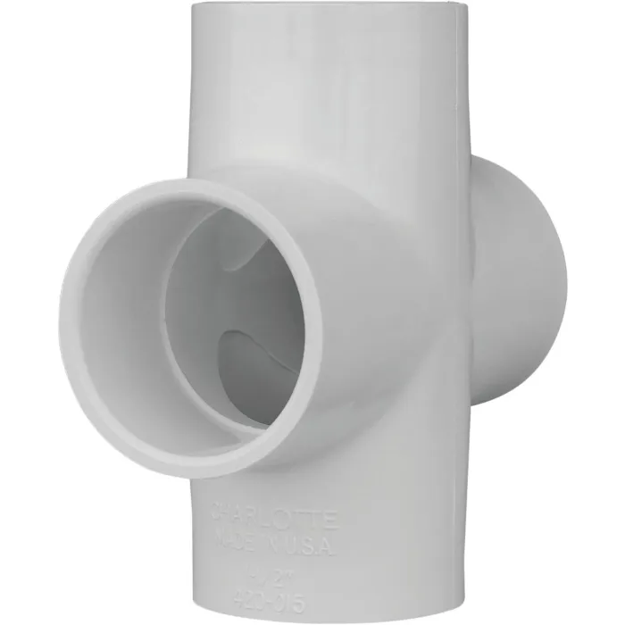 Charlotte Pipe Schedule 40 1-1/2 in. PVC Pipe Cross