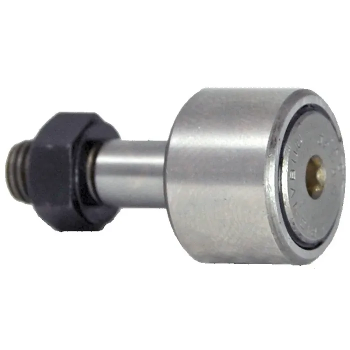 Accurate Bearing Company Cam Follower, Slot Head, 0.75" Roller Dia., 1/2" Roller Width