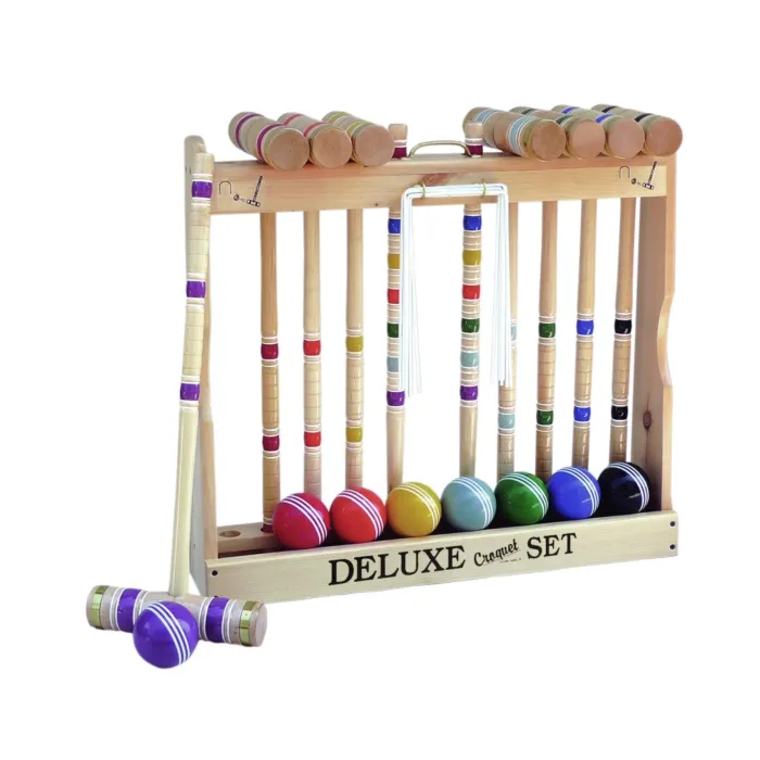 Deluxe 8-Player Garden Croquet Set