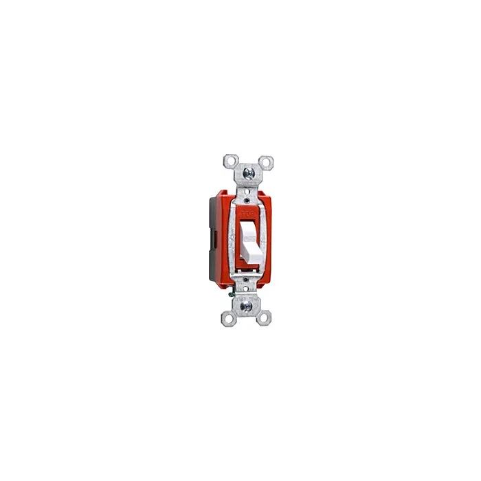 Pass & Seymour 120/277 V 20 A White Toggle Light Switch