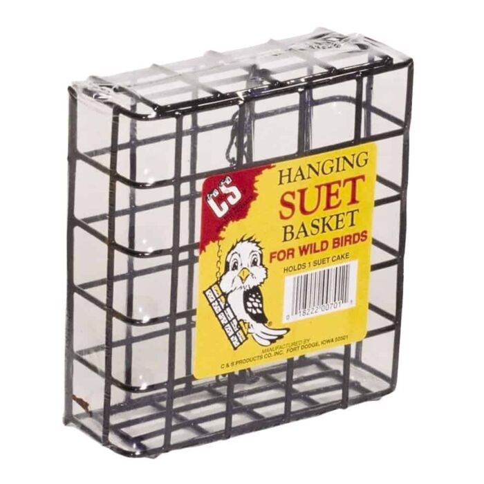 C&S® CS701 Rectangular 1 Suet Cake Cake Suet Basket Single Suet Feeder